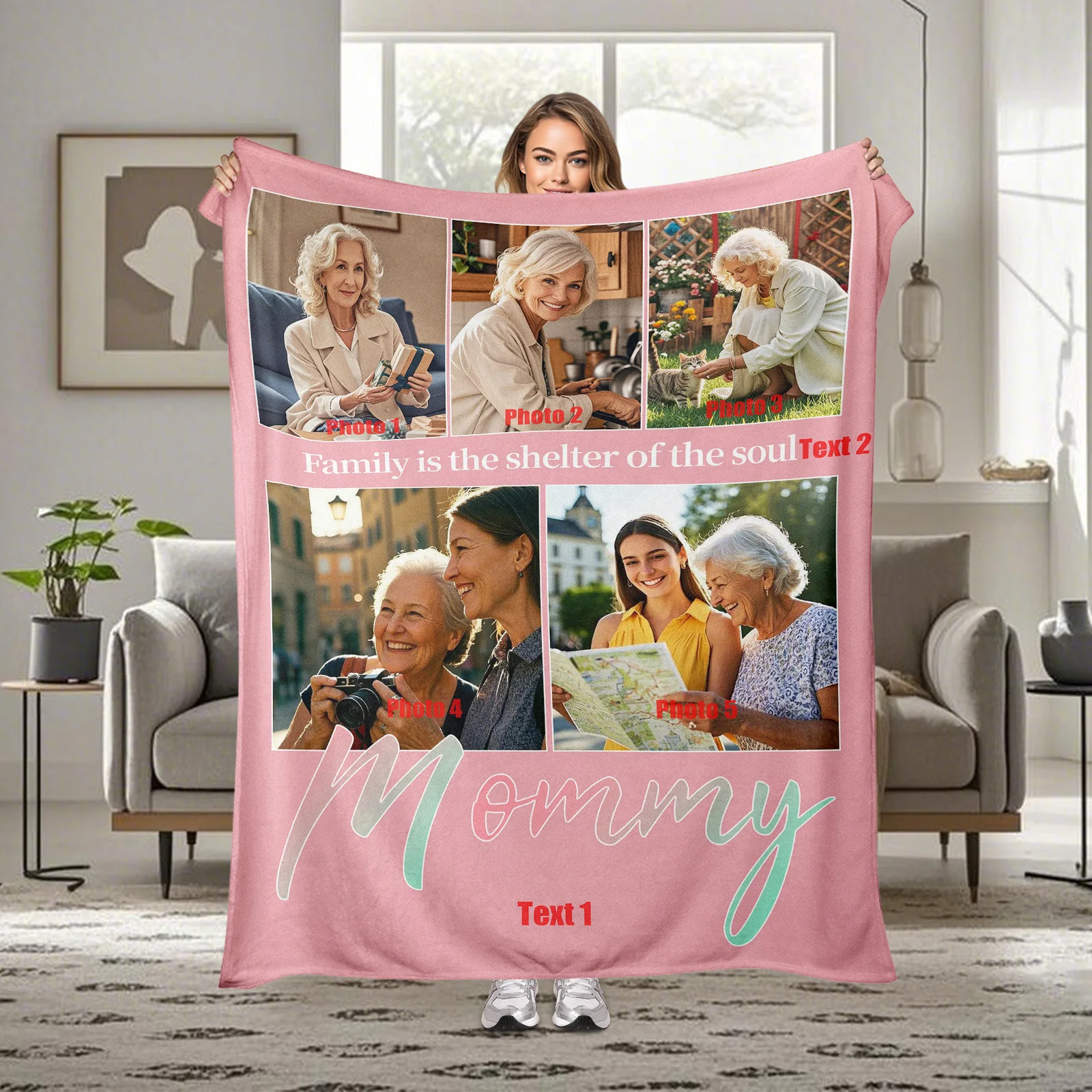 Personalized Mother’s Day Blanket Custom Photo And Text Design Heartwarming Gift For Mom Cherished Keepsake Surprise
Personalized Mother’s Day Blanket Custom Photo And Text Design Heartwarming Gift For Mom Cherished Keepsake Surprise