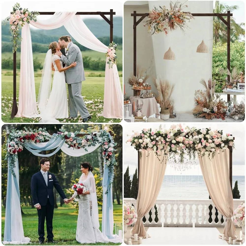 Wooden Wedding Arch Square Arbor Backdrop Stand for Ceremony Indoor Outdoor Rustic Boho
Wooden Wedding Arch Square Arbor Backdrop Stand for Ceremony Indoor Outdoor Rustic Boho