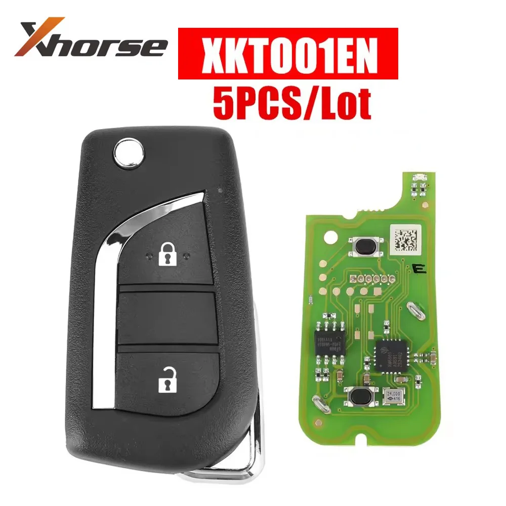 5pcs/lot XHORSE XKTO01EN Universal Remote Key for Toyota 2 Buttons (English Version)
5pcs/lot XHORSE XKTO01EN Universal Remote Key for Toyota 2 Buttons (English Version)