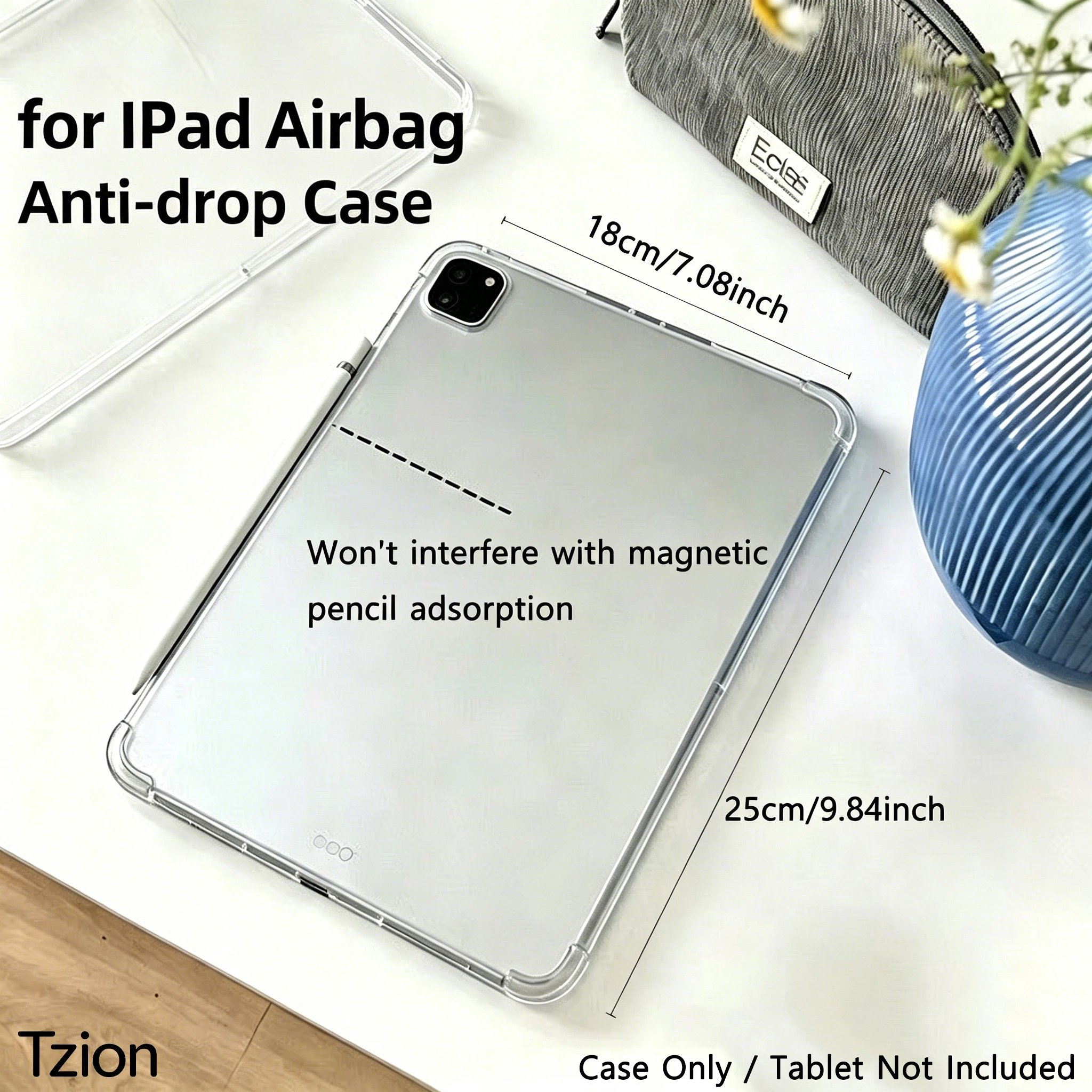 Case for iPad mini Air Pro 8.3 9.7 10.2 10.5 10.9 11 12.9 13 11th 10th 9th 8th 7th 6th 5th Slim Shockproof Full-Cover Soft Case
Case for iPad mini Air Pro 8.3 9.7 10.2 10.5 10.9 11 12.9 13 11th 10th 9th 8th 7th 6th 5th Slim Shockproof Full-Cover Soft Case