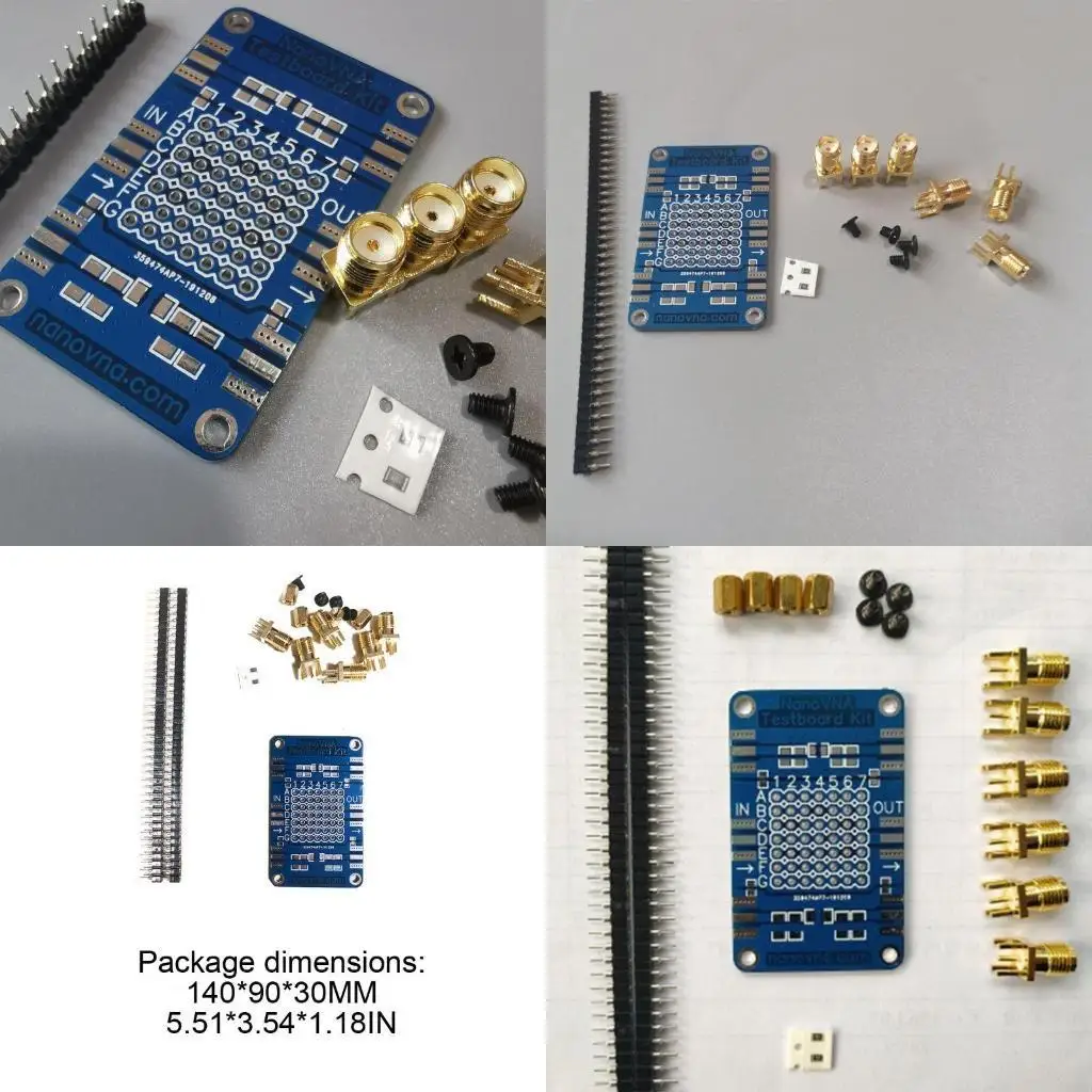 Durable NanoVNA Testboard Vector Web Test Board VNA RF Set Measurement DIP SMT Device Tool Spare Parts
Durable NanoVNA Testboard Vector Web Test Board VNA RF Set Measurement DIP SMT Device Tool Spare Parts