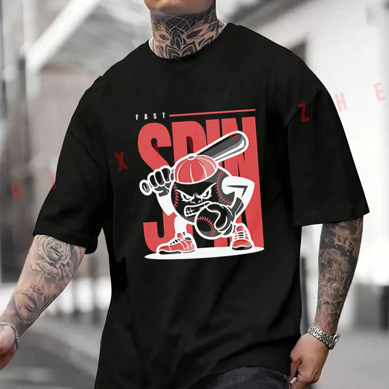 Angry Baseball With A Bat In Hand Design Motorcycle T-shirt Men And Women Cotton Casual Tshirt Short-sleeve O-neck Tops
Angry Baseball With A Bat In Hand Design Motorcycle T-shirt Men And Women Cotton Casual Tshirt Short-sleeve O-neck Tops