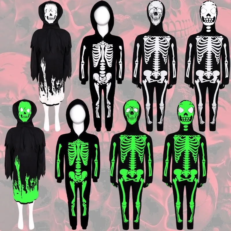 Glow-in-the-Dark Skeleton Cosplay-Fluorescent Bone Bodysuit Onesie-Unisex Funny Spooky Performance Wear for Themed Parties
Glow-in-the-Dark Skeleton Cosplay-Fluorescent Bone Bodysuit Onesie-Unisex Funny Spooky Performance Wear for Themed Parties