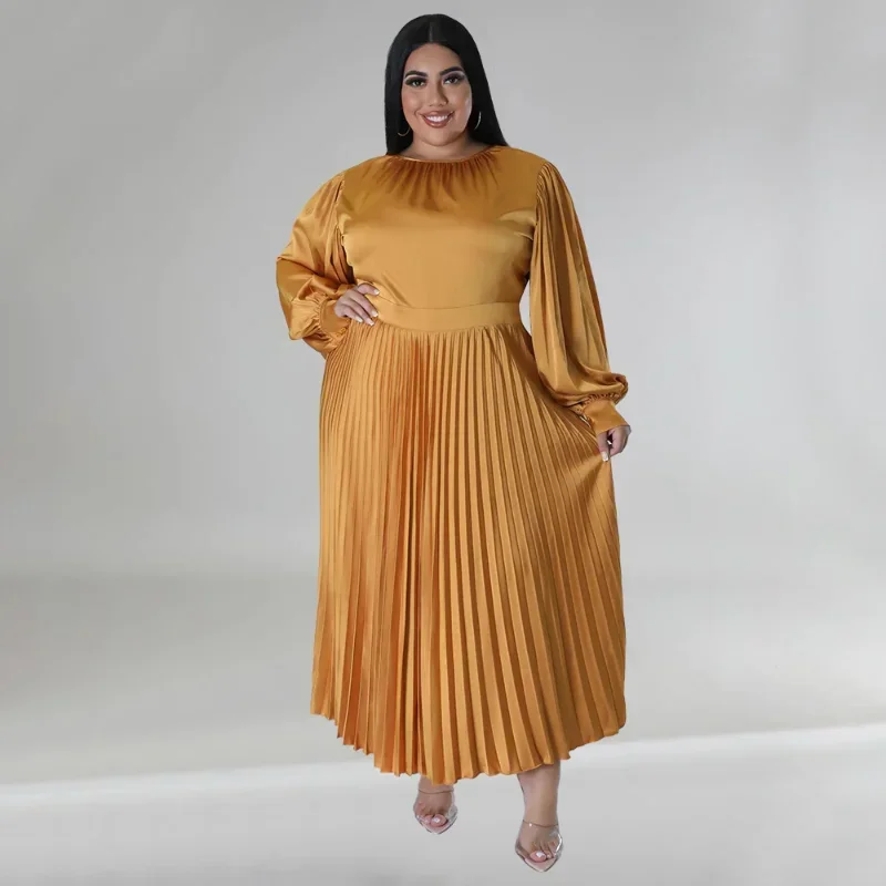 KEXU Women Plus Size Dress Stretchy Pleated A-line Maxi Dresses Female Vintage Vestidos Sexy Clothing Elegant Party Dress
KEXU Women Plus Size Dress Stretchy Pleated A-line Maxi Dresses Female Vintage Vestidos Sexy Clothing Elegant Party Dress