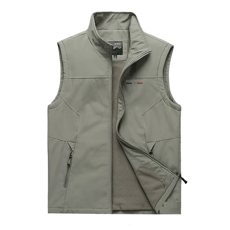 2023 Outdoor Fleece Casual Vest For Men Multi-pocket Breathable Fishing Coat High Quality Design Casual Streetwear Vest For Men
2023 Outdoor Fleece Casual Vest For Men Multi-pocket Breathable Fishing Coat High Quality Design Casual Streetwear Vest For Men