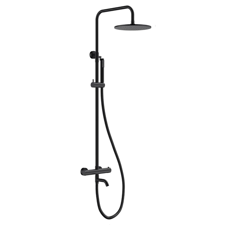 European Shower Faucet Rainfall Shower Head Set Brass Thermostatic Bathroom Mixers Bath Taps Black
European Shower Faucet Rainfall Shower Head Set Brass Thermostatic Bathroom Mixers Bath Taps Black