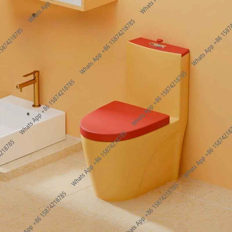 Bathroom color toilet integrated large diameter personalized toilet siphon silent toilet bathroom furniture
Bathroom color toilet integrated large diameter personalized toilet siphon silent toilet bathroom furniture