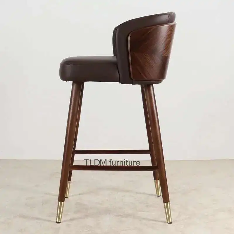 Nordic Artificial Leather Bar Chairs for Bar Furniture Household High Bar Chair Modern Minimalist Design Leisure Home Bar Chair
Nordic Artificial Leather Bar Chairs for Bar Furniture Household High Bar Chair Modern Minimalist Design Leisure Home Bar Chair