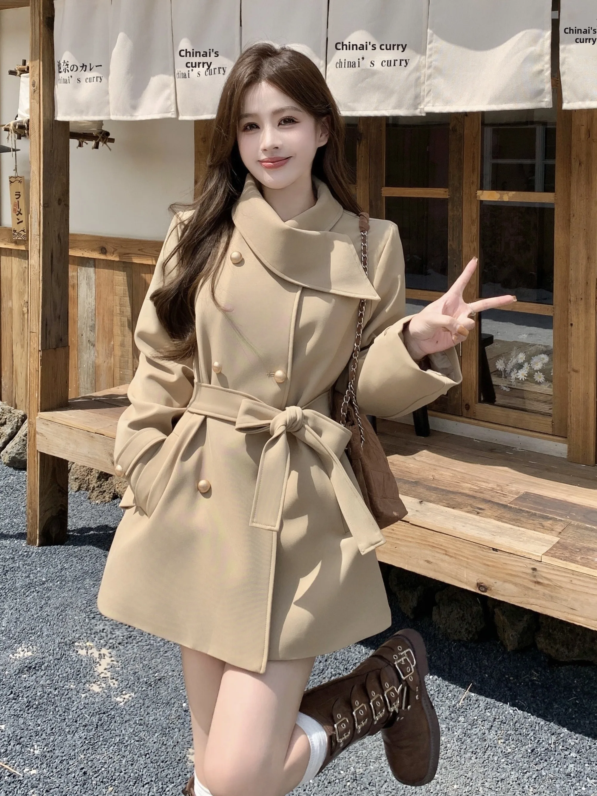 plus Size Fashion Korean Style Windbreaker Jacket Women's Loose Slimming Design Neck Warmer Clip-On Top for Autumn
plus Size Fashion Korean Style Windbreaker Jacket Women's Loose Slimming Design Neck Warmer Clip-On Top for Autumn
