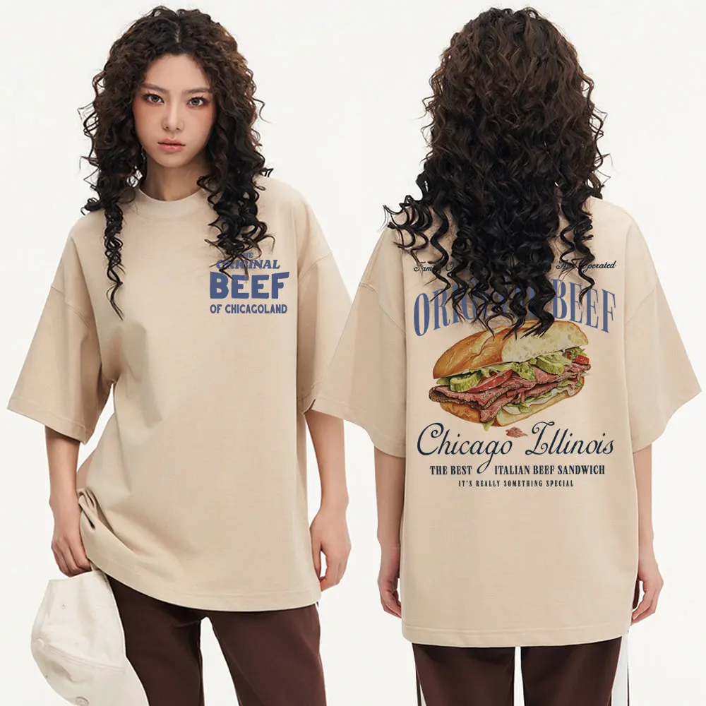 Restaurant Sandwich The Bear TV Show T-shirt The Original Beef of Chicagoland Graphic T-shirts Men Women Fashion Vintage T Shirt
Restaurant Sandwich The Bear TV Show T-shirt The Original Beef of Chicagoland Graphic T-shirts Men Women Fashion Vintage T Shirt