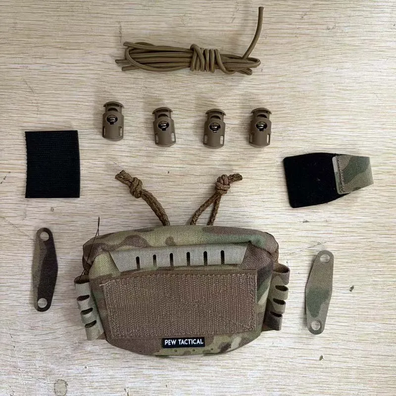 Universal Tactical Helmet Rear Bag & NVG Counterweight Battery Pouch - SC Style Accessory