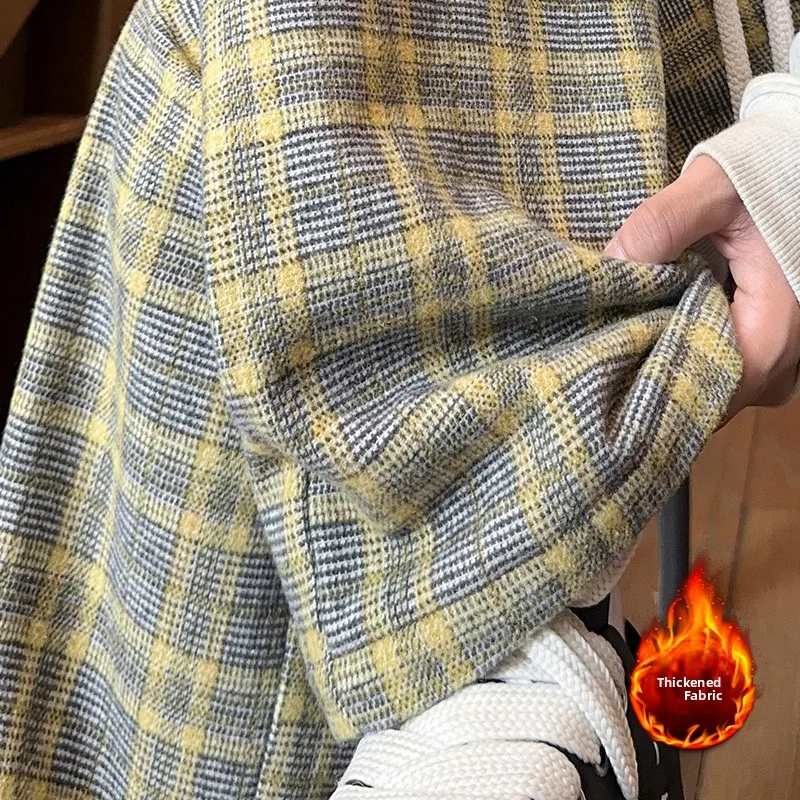 Men's Plaid Thiened Fce Straight Leg Casual Pants Autumn Winter Vintage American Sle Teenager Casual Trousers
Men's Plaid Thiened Fce Straight Leg Casual Pants Autumn Winter Vintage American Sle Teenager Casual Trousers