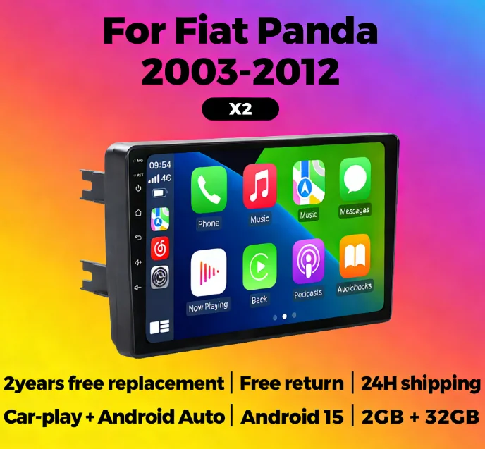 MEKEDE Android 15 Autoradio Head Unit 2 Din Car Radio Stereo Navigation Carplay For Fiat Panda 2003-2012 Car multimedia Player
MEKEDE Android 15 Autoradio Head Unit 2 Din Car Radio Stereo Navigation Carplay For Fiat Panda 2003-2012 Car multimedia Player