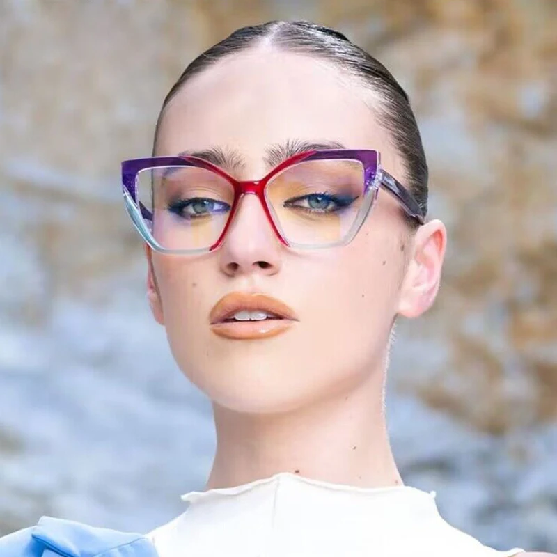 Unique Rainbow Frame Optical Anti-blue Glasses Women 2022 Summer Fashion Square Computer Glasses Frame Lady Hot Shades
Unique Rainbow Frame Optical Anti-blue Glasses Women 2022 Summer Fashion Square Computer Glasses Frame Lady Hot Shades