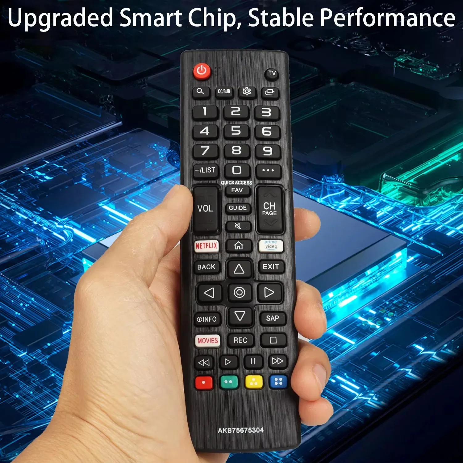 ZLRLMHY AKB75675304 Replaced Remote Control AKB75675301 AKB75675311 AKB75675608 for LG Smart TV 55UM69 32LM570BPUA 32LM620BPU
ZLRLMHY AKB75675304 Replaced Remote Control AKB75675301 AKB75675311 AKB75675608 for LG Smart TV 55UM69 32LM570BPUA 32LM620BPU