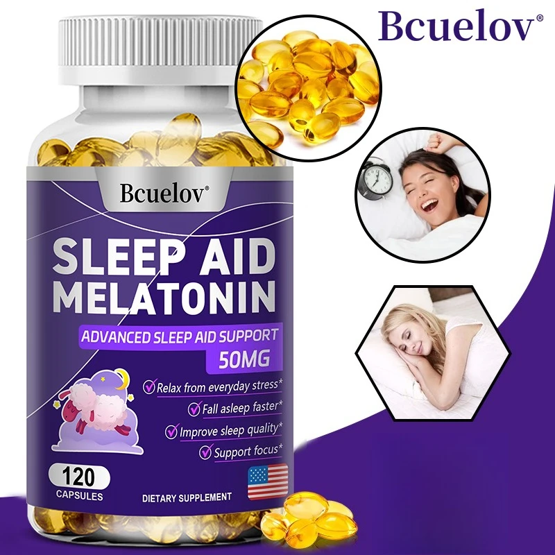 Bcuelov Melatonin, Dietary Supplement for Promotes Relaxation and Sleep Health, 25mg, 30/60/120 Capsules, Vegan | Gluten Free
Bcuelov Melatonin, Dietary Supplement for Promotes Relaxation and Sleep Health, 25mg, 30/60/120 Capsules, Vegan | Gluten Free