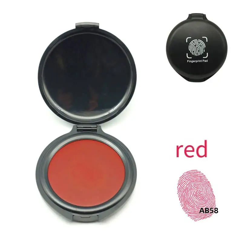 Fingerprint Ink Pad No-Wash Quick-Drying Portable Quick-Drying Ink Pad Red 1 Piece Plastic
Fingerprint Ink Pad No-Wash Quick-Drying Portable Quick-Drying Ink Pad Red 1 Piece Plastic