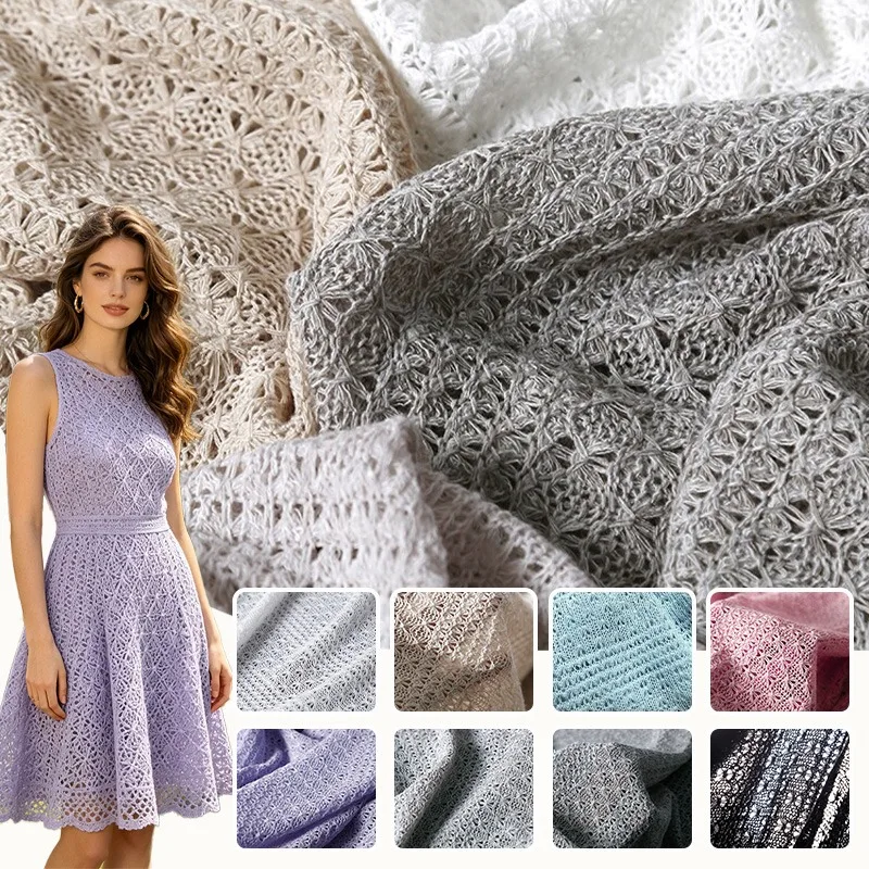 1x1.55m Polyester Cotton Crochet Mesh Fabric Hollow Out Crochet Knitted Net Fabric for Sewing Apparel Cardigan Sexy Crop Tops
1x1.55m Polyester Cotton Crochet Mesh Fabric Hollow Out Crochet Knitted Net Fabric for Sewing Apparel Cardigan Sexy Crop Tops