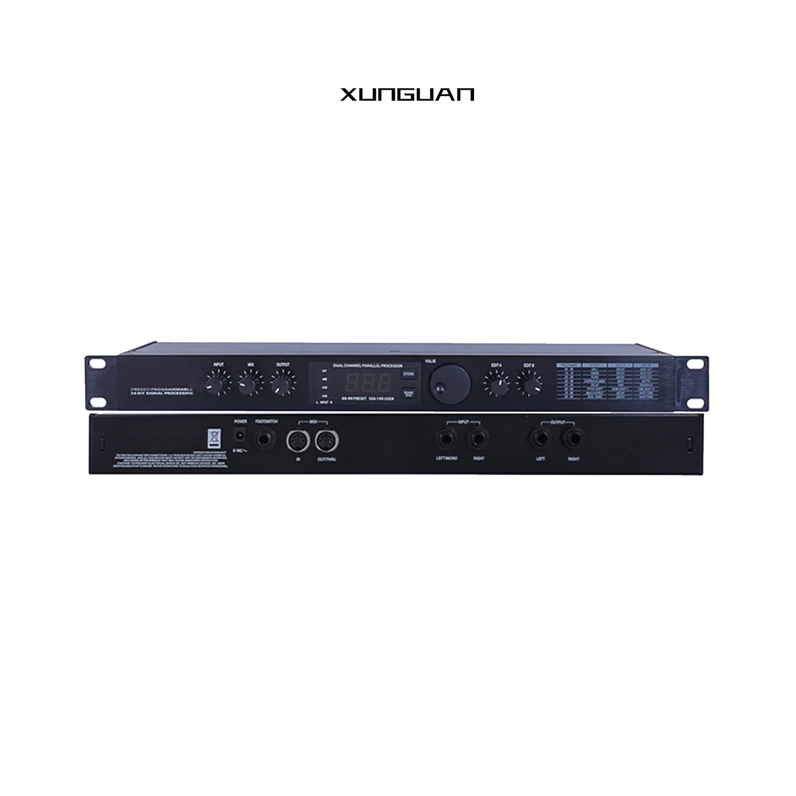 MICROVERB4 Wholesales Professional DSP Sound Effector Digital Audio Processor for Mixer / Musical Instruments
MICROVERB4 Wholesales Professional DSP Sound Effector Digital Audio Processor for Mixer / Musical Instruments