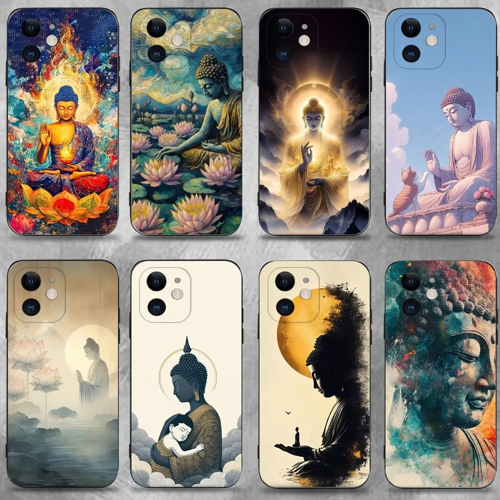 Buddha Art Pattern Phone Case For iPhone 16,15,14,13,12,11 Plus,Pro Max,XS,X,XR,SE,Mini,8,7,Soft Silicone Black Cover
Buddha Art Pattern Phone Case For iPhone 16,15,14,13,12,11 Plus,Pro Max,XS,X,XR,SE,Mini,8,7,Soft Silicone Black Cover