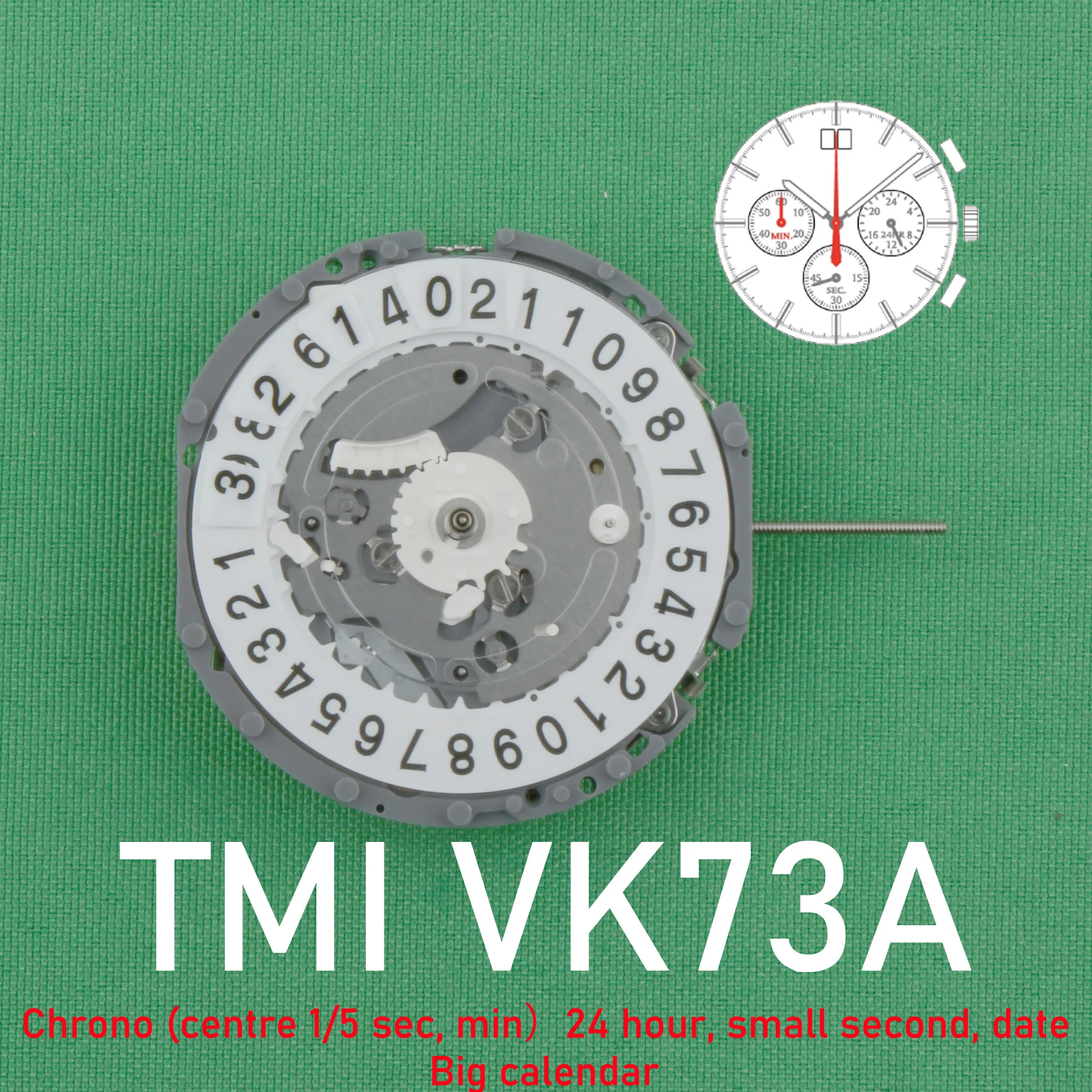 Часы наручные VK73 с японским механизмом, оригинальные кварцевые часы Seiko Vk73a, SII/TMI Vk73, Часовые аксессуары, дата на 4
Часы наручные VK73 с японским механизмом, оригинальные кварцевые часы Seiko Vk73a, SII/TMI Vk73, Часовые аксессуары, дата на 4