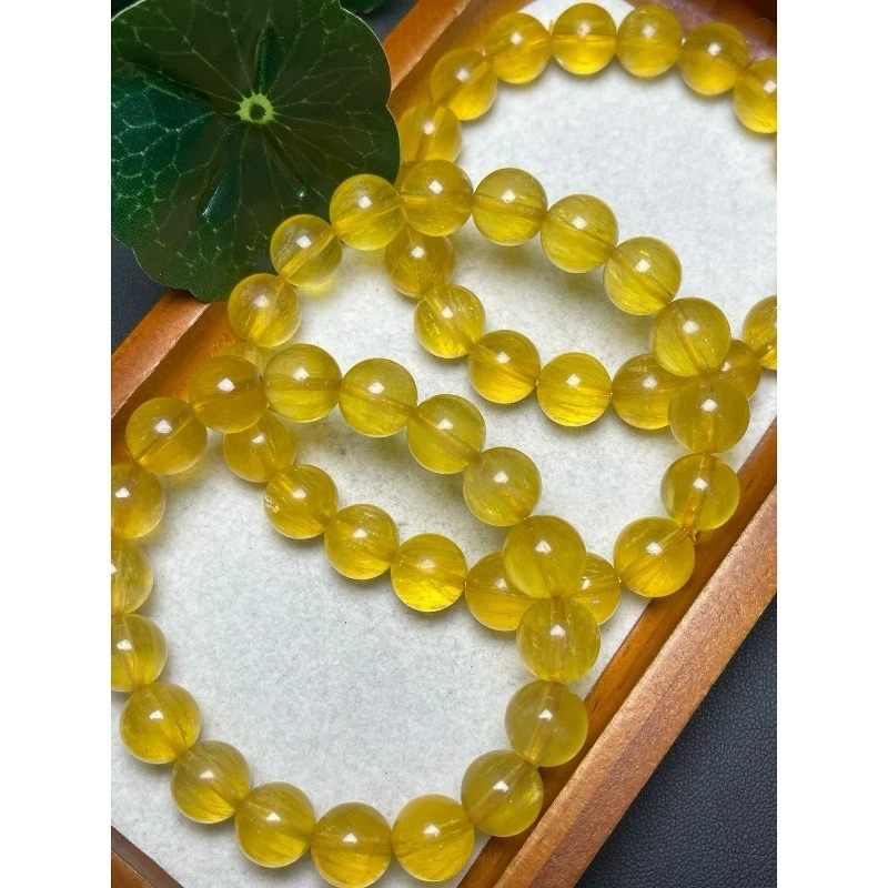 Brushed Yellow Fluorite Single-Loop Bracelet With Round Beads Approximately 11Mm, 13Mm, 16Mm, 19Mm
Brushed Yellow Fluorite Single-Loop Bracelet With Round Beads Approximately 11Mm, 13Mm, 16Mm, 19Mm
