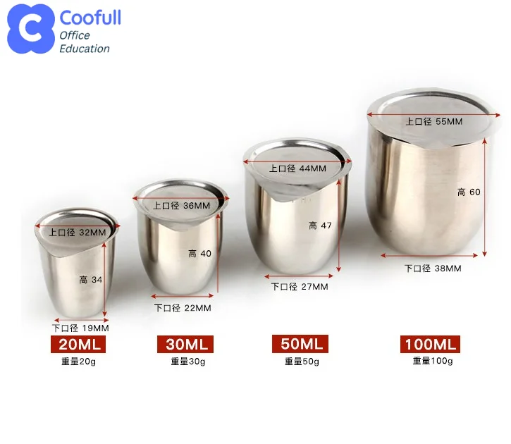 25~1000ml High Temperature High Purity Platinum Crucible
25~1000ml High Temperature High Purity Platinum Crucible