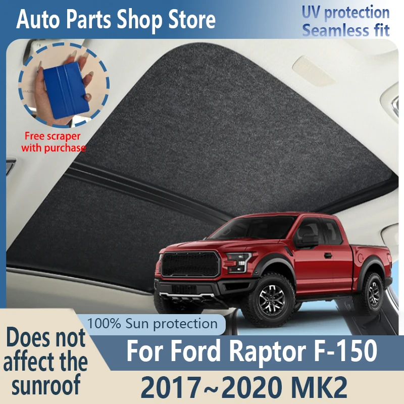 Sun Protection For Ford Raptor F-150 2017~2020 Electrostatic Adsorption Suede Fabric Car Panoramic Sunroof Insulation Roof Visor
Sun Protection For Ford Raptor F-150 2017~2020 Electrostatic Adsorption Suede Fabric Car Panoramic Sunroof Insulation Roof Visor