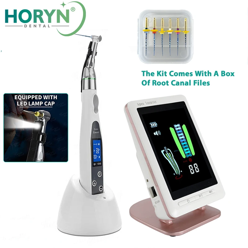 Dental LED Endo Motor 16:1 Endodontic Root Canal Dental Apex Location Unit Li-lion Battery Rechargeable With Root Canal File
Dental LED Endo Motor 16:1 Endodontic Root Canal Dental Apex Location Unit Li-lion Battery Rechargeable With Root Canal File