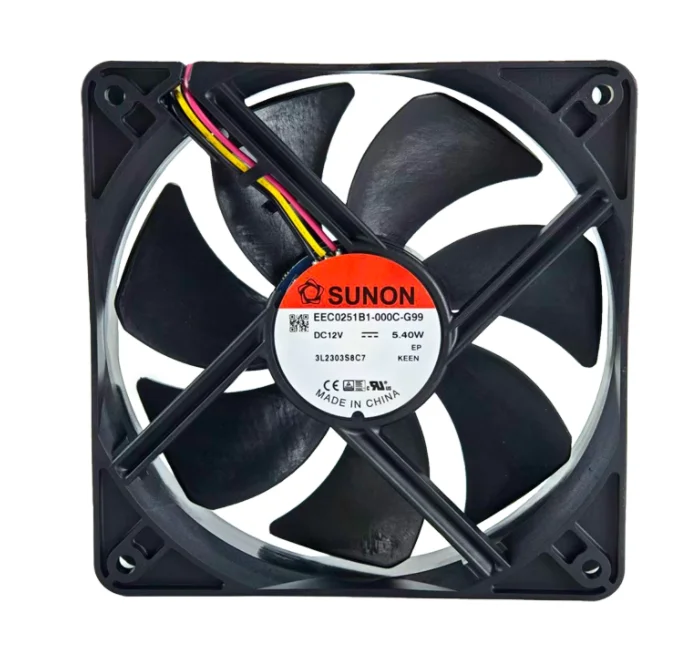 SUNON EEC0251B1-000C-G99 DC 12V 5.40W 120x120x25mm 3-Wire Server Cooling Fan
SUNON EEC0251B1-000C-G99 DC 12V 5.40W 120x120x25mm 3-Wire Server Cooling Fan