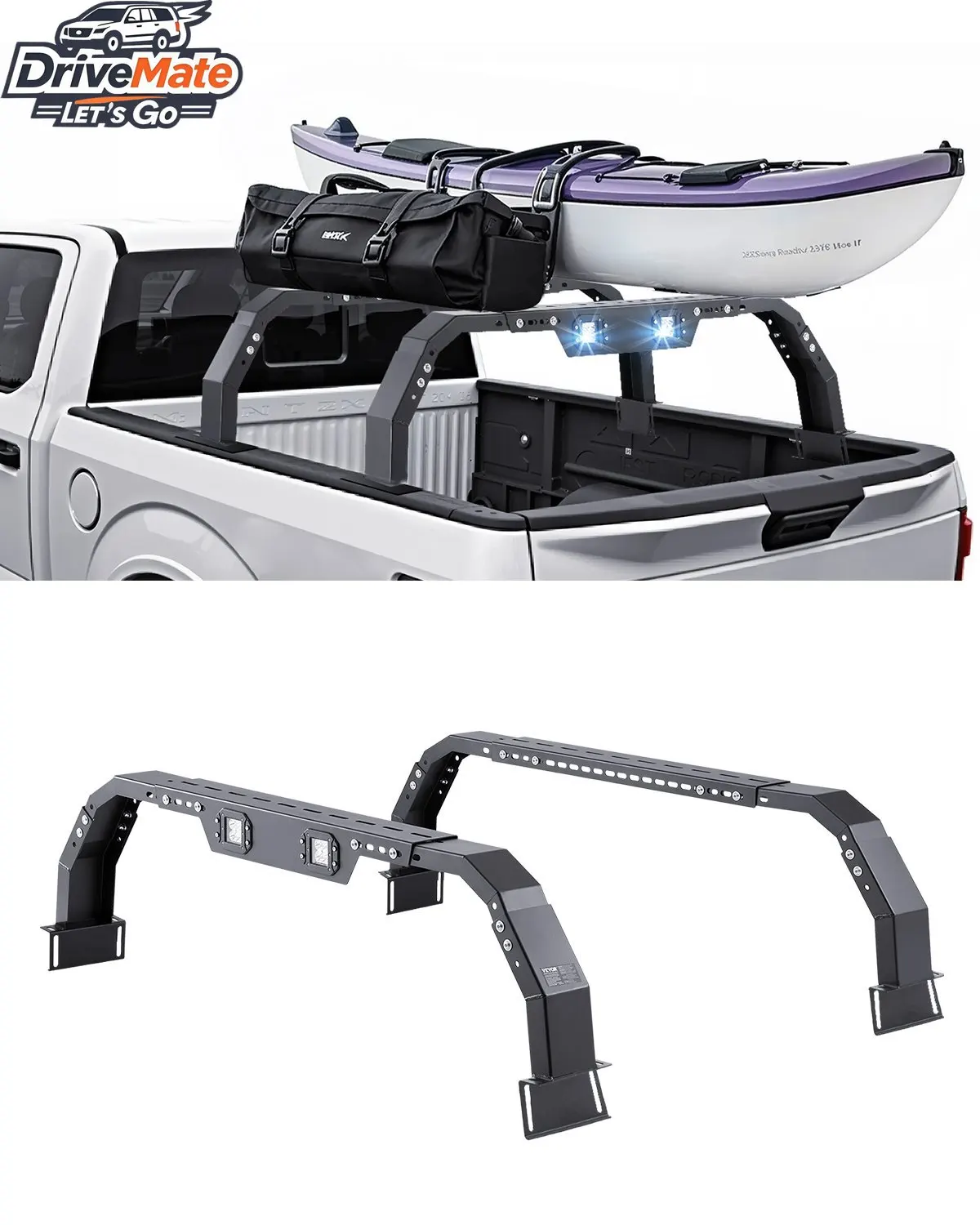 For Fancy Truck Ladder Rack Pickup Truck Bed Rack LED Sports Design 4x4 Compatible with Ram 1500 Canyon Silverado 1500
For Fancy Truck Ladder Rack Pickup Truck Bed Rack LED Sports Design 4x4 Compatible with Ram 1500 Canyon Silverado 1500