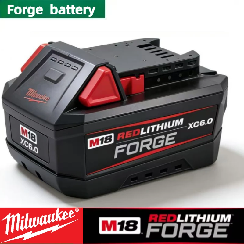 Milwaukee M18™ REDLITHIUM™ FORGE™ 6.0 Battery replacement compatible with high-quality Milwaukee 6000Ah cordless power tools
Milwaukee M18™ REDLITHIUM™ FORGE™ 6.0 Battery replacement compatible with high-quality Milwaukee 6000Ah cordless power tools