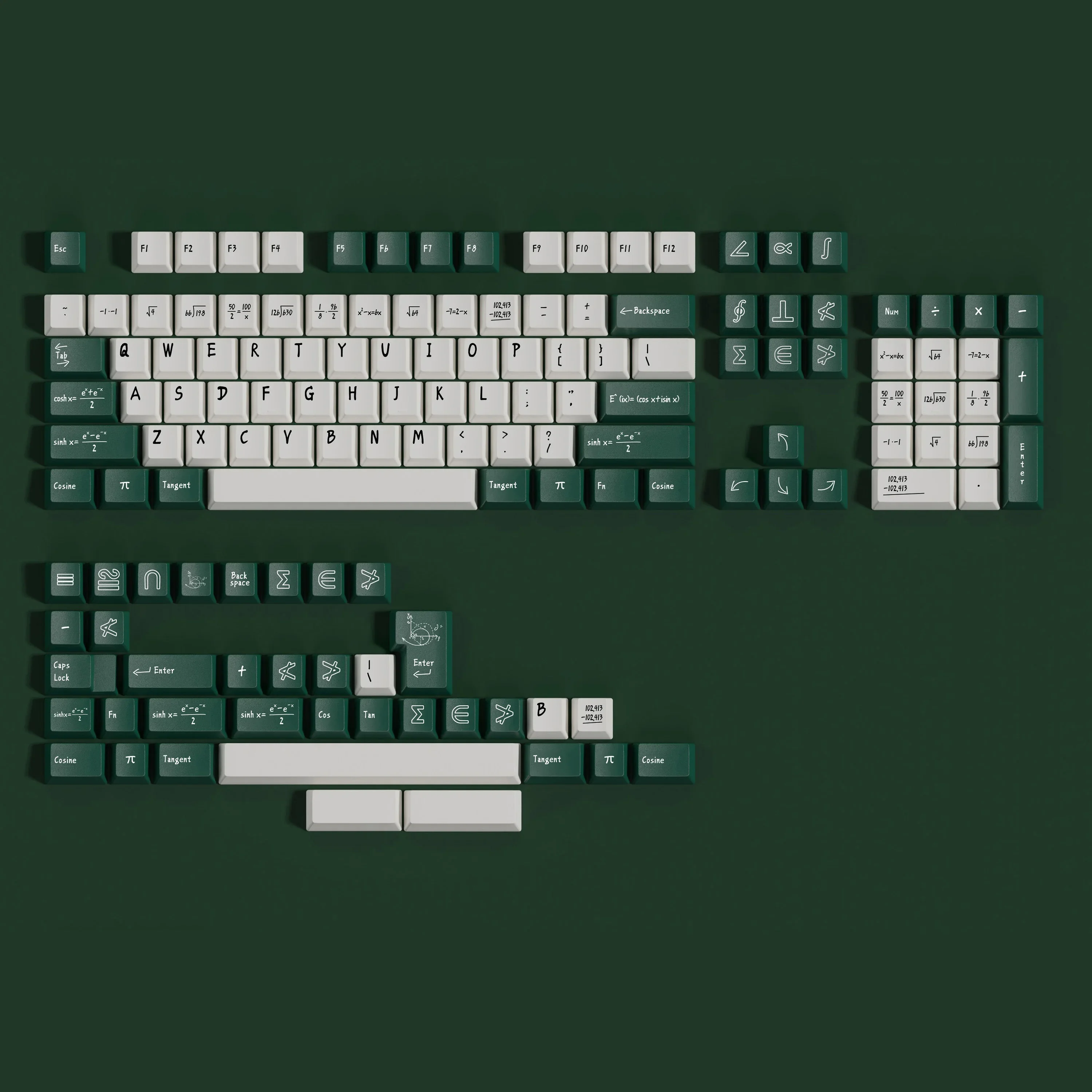 Math-Customized Original Height Keycaps Mechanical Keyboards PBT Thermal Sublimation Split Spaces
Math-Customized Original Height Keycaps Mechanical Keyboards PBT Thermal Sublimation Split Spaces