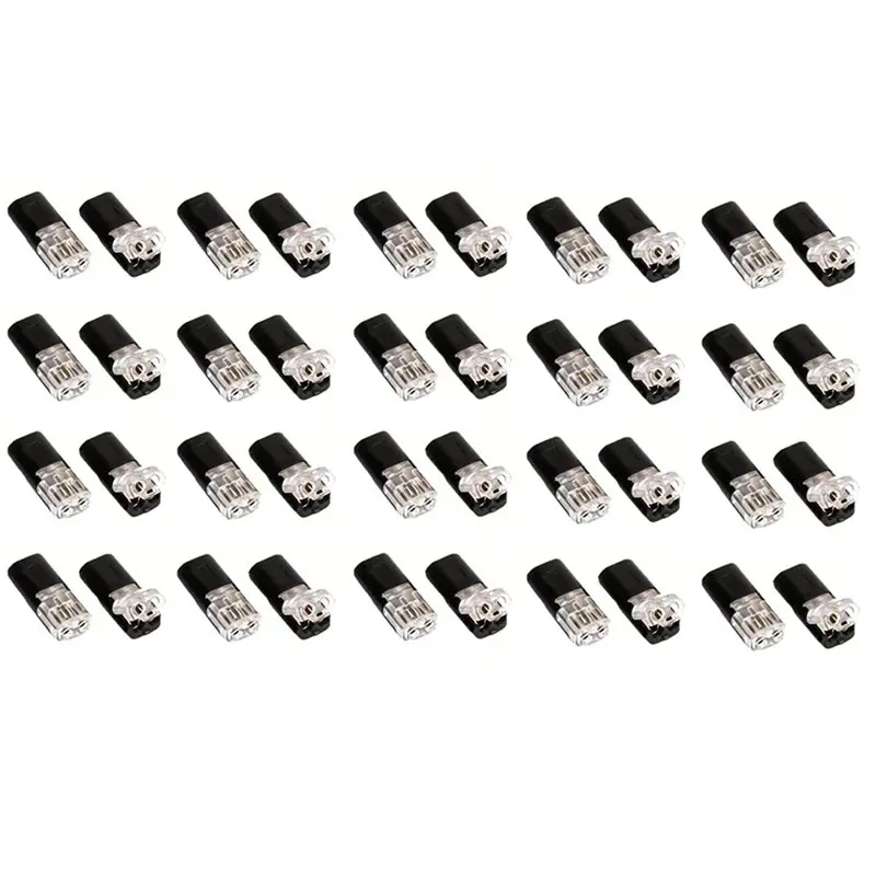 Ingenious-Waterproof No Stripping Wire Connectors 40 Pcs Low Voltage Car Wire Connectors 2-Pin For Crimp Terminal Applications
Ingenious-Waterproof No Stripping Wire Connectors 40 Pcs Low Voltage Car Wire Connectors 2-Pin For Crimp Terminal Applications