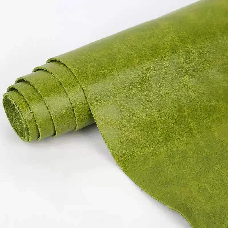 Head layer cowhide sofa leather fabric headboard soft bag seat plain weave cowhide whole piece apple green oil wax genuine leath
Head layer cowhide sofa leather fabric headboard soft bag seat plain weave cowhide whole piece apple green oil wax genuine leath