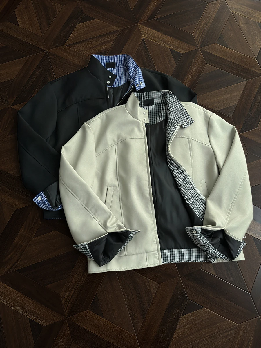 Мужская куртка в американском стиле с воротником-стойкой, весенне-осенняя, плотная, в стиле Cleanfit, рабочая одежда, модная повседневная верхняя одежда
Мужская куртка в американском стиле с воротником-стойкой, весенне-осенняя, плотная, в стиле Cleanfit, рабочая одежда, модная повседневная верхняя одежда