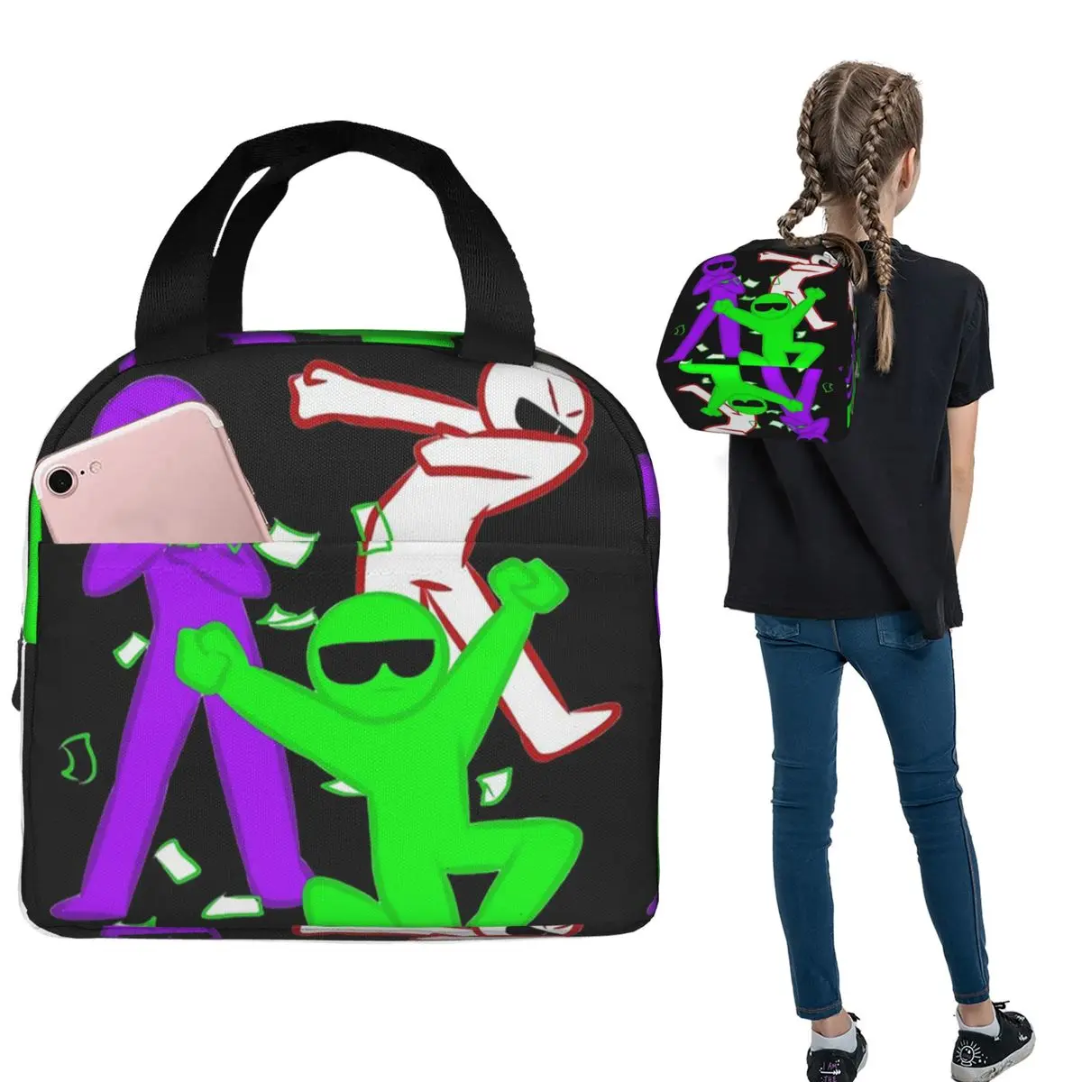 Alan Animation Becker Kids Insulated Lunch Bag for Women Kids Portable Food Boxes Thermal Lunch Box Tote
Alan Animation Becker Kids Insulated Lunch Bag for Women Kids Portable Food Boxes Thermal Lunch Box Tote