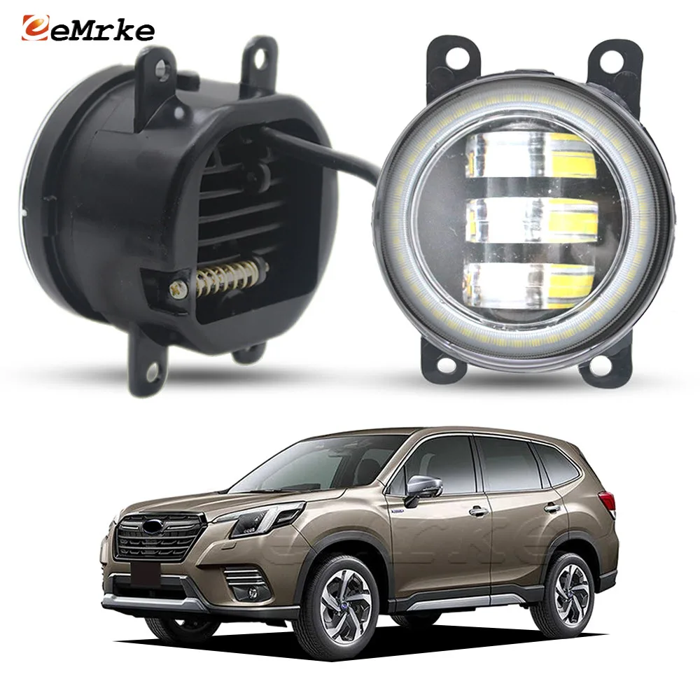 Upgrade Led Fog Lights Angel Eyes DRL for Subaru Forester V SK Facelift 2021 2022 2023 with Clear Lens Daytime Running Lamp 40W
Upgrade Led Fog Lights Angel Eyes DRL for Subaru Forester V SK Facelift 2021 2022 2023 with Clear Lens Daytime Running Lamp 40W