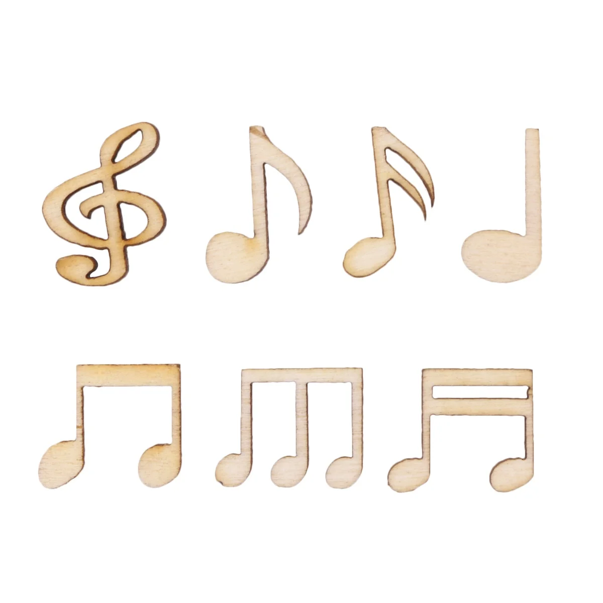 100Pcs Wooden Musical Notes Natural Color Wooden Slice Embellishments DIY Scrapbooking Art Craft Decor Wood Craft Material
100Pcs Wooden Musical Notes Natural Color Wooden Slice Embellishments DIY Scrapbooking Art Craft Decor Wood Craft Material
