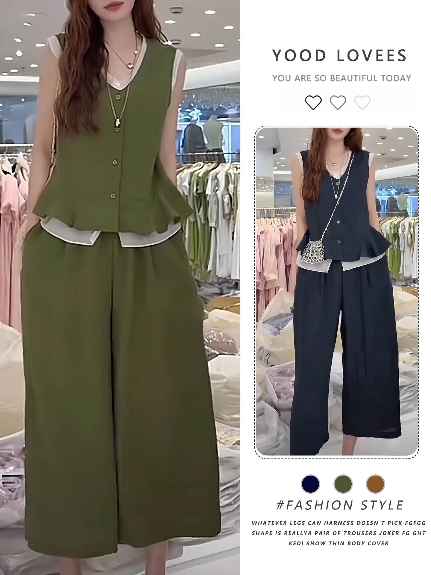 Slimming Plaid Shirtless Vest High Waist Wide Leg Pants Two Piece Set Fashionable Old Money Style Summer New Arrival Women's ...
Slimming Plaid Shirtless Vest High Waist Wide Leg Pants Two Piece Set Fashionable Old Money Style Summer New Arrival Women's ...