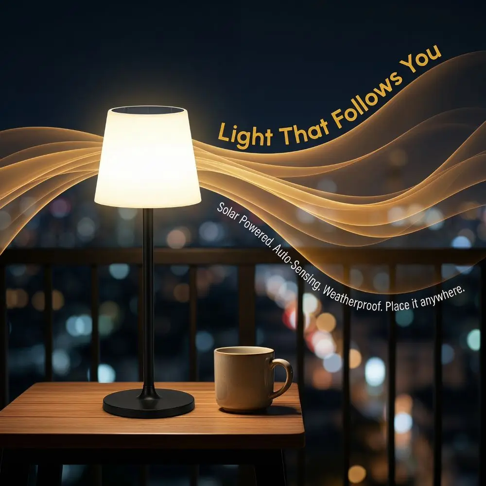 Creative LED Solar Table Lamp Dimmable Waterproof Solar LED Table Lamp Adjustable Color Temp Portable Solar Table Lamp
Creative LED Solar Table Lamp Dimmable Waterproof Solar LED Table Lamp Adjustable Color Temp Portable Solar Table Lamp