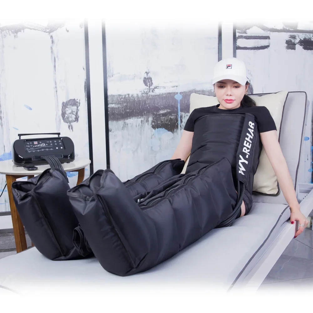 CE approved physiotherapy medical healthcare device 8 chambers air compression massage pants trousers hip full leg massager
CE approved physiotherapy medical healthcare device 8 chambers air compression massage pants trousers hip full leg massager
