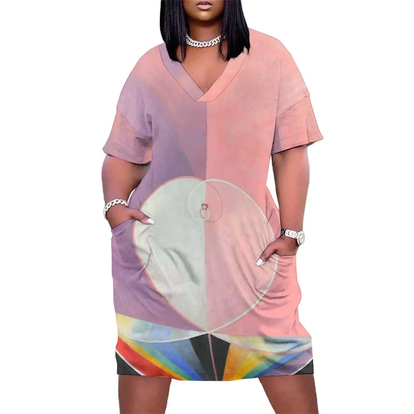 Hilma af Klint The Dove, No.2, Group IX-UW, No. 26 Loose Pocket Dress womens clothing summer women's suit
Hilma af Klint The Dove, No.2, Group IX-UW, No. 26 Loose Pocket Dress womens clothing summer women's suit