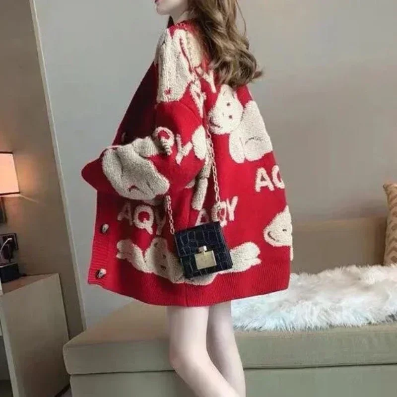 Women's Sweater Cute Knit Tops for Woman Winter Button Kawaii Cardigan Anime Blue Korean Luxury 2023 New Collection Y2k Vintage
Women's Sweater Cute Knit Tops for Woman Winter Button Kawaii Cardigan Anime Blue Korean Luxury 2023 New Collection Y2k Vintage