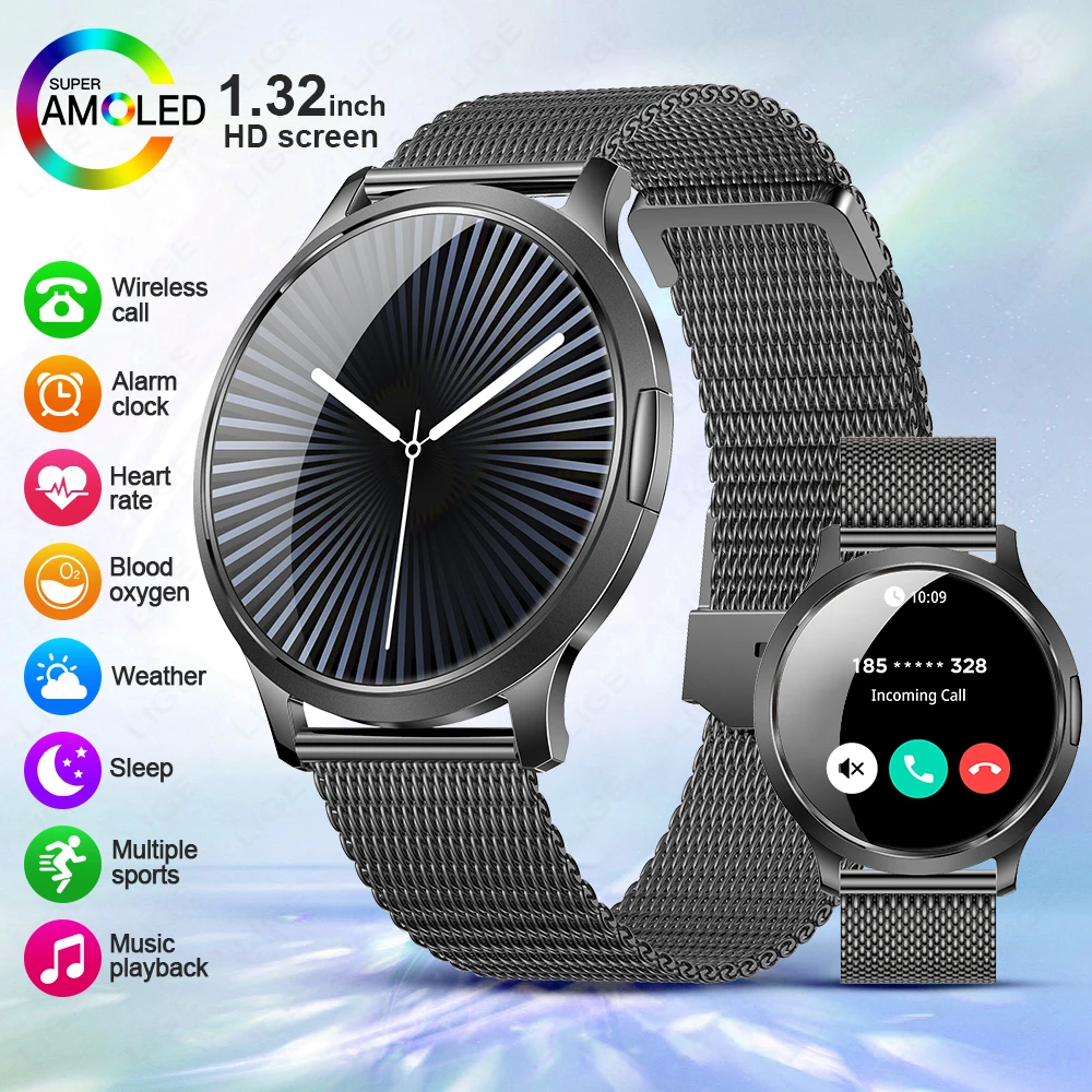 FOXBOX Smart Watch Ultra Thin AMOLED HD Screen Sports Fitness Bracelet Custom Watch Face Bluetooth Call Luxury Women Smartwatch
FOXBOX Smart Watch Ultra Thin AMOLED HD Screen Sports Fitness Bracelet Custom Watch Face Bluetooth Call Luxury Women Smartwatch