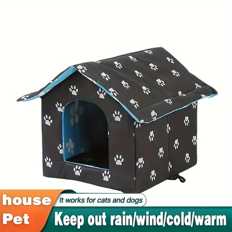 Foldable Cat House Outdoor Waterproof Pet House for Small Dogs Kitten Puppy Cave Nest with Pets Pad Dog Cat Bed Tent Supplies
Foldable Cat House Outdoor Waterproof Pet House for Small Dogs Kitten Puppy Cave Nest with Pets Pad Dog Cat Bed Tent Supplies