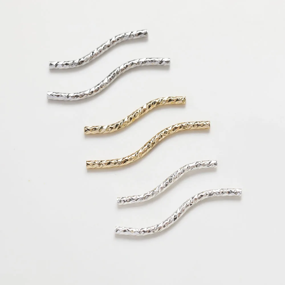 10PCS 14K Gold Plated S-Shaped Tube Copper Brass Empaistic Tube DIY Making Supplies Jewelry Accessories Material
10PCS 14K Gold Plated S-Shaped Tube Copper Brass Empaistic Tube DIY Making Supplies Jewelry Accessories Material