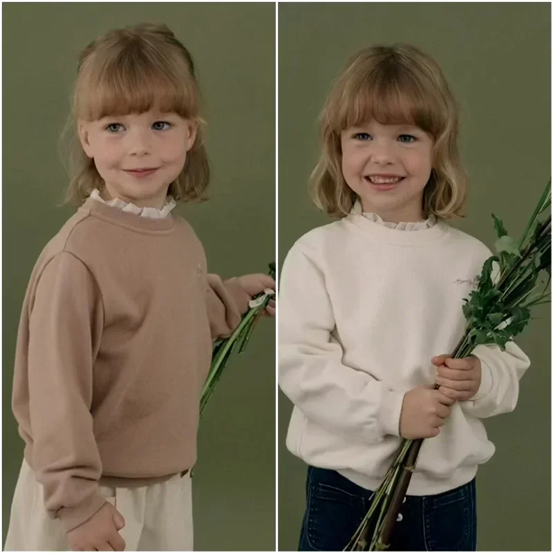 In Stock! Girls Round Neck Hoodie 2025 Early Spring New LOU Cotton Velvet Kids Embroidered Hoodie Cream Bottom Tops
In Stock! Girls Round Neck Hoodie 2025 Early Spring New LOU Cotton Velvet Kids Embroidered Hoodie Cream Bottom Tops