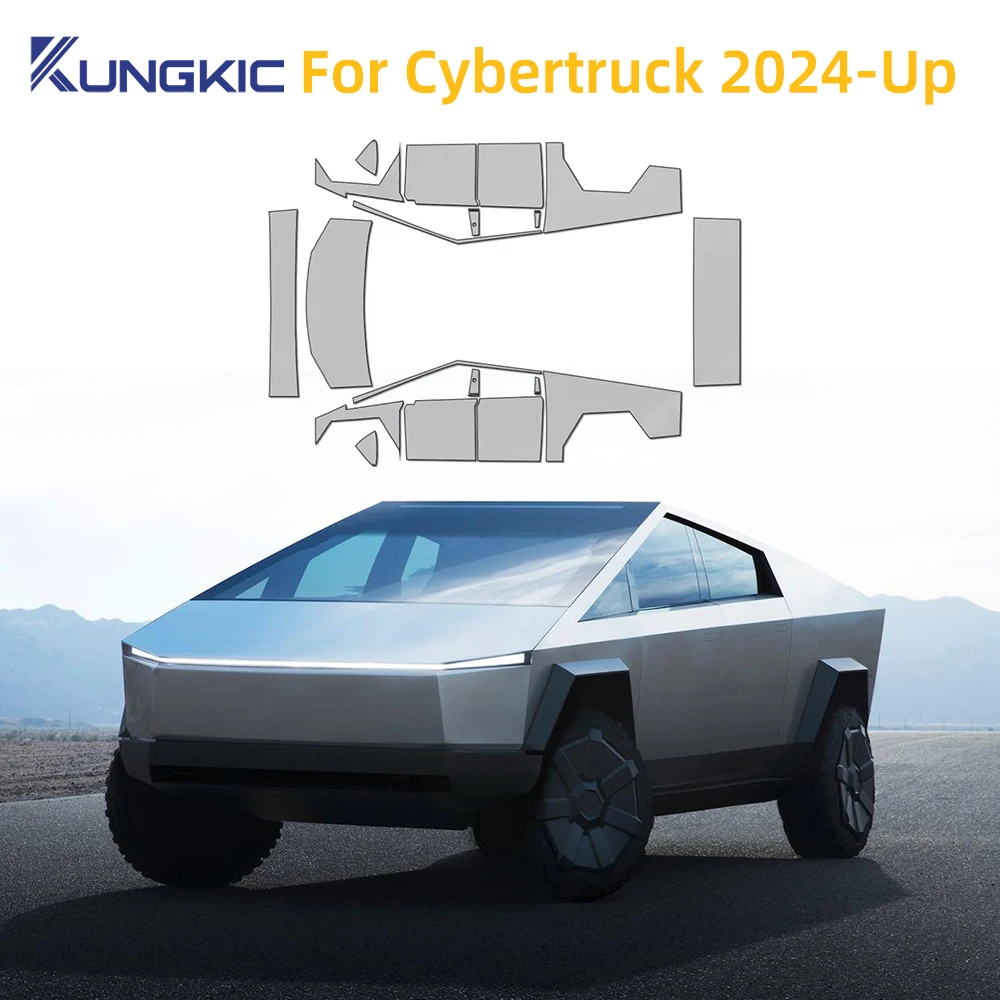 PPF Decal Kit Color Change for Tesla Cybertruck 2024 2025-Up Anti-Scratch Anti Rusting Car Accessories Car Paint Protection Film
PPF Decal Kit Color Change for Tesla Cybertruck 2024 2025-Up Anti-Scratch Anti Rusting Car Accessories Car Paint Protection Film