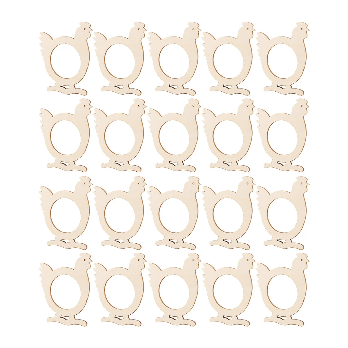 20Pcs Wood Hen Shape Napkin Rings Decorative Buckles Perfect for Wedding Banquets Dinner Proms Parties
20Pcs Wood Hen Shape Napkin Rings Decorative Buckles Perfect for Wedding Banquets Dinner Proms Parties
